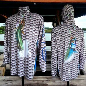 DIRTY SPORTSWEAR ( XL ) Mens long sleeve high collar fishing/casual pull…